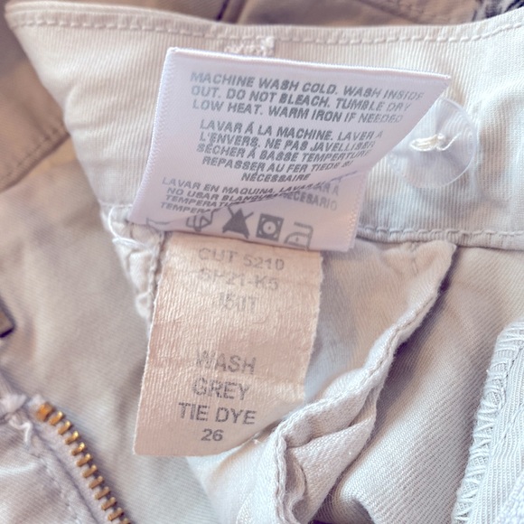 *RaRE* Sundry Wash Grey Tie Dye Jeans Women’s Pants Embroidered Heart Size 26 ! - Picture 9 of 9